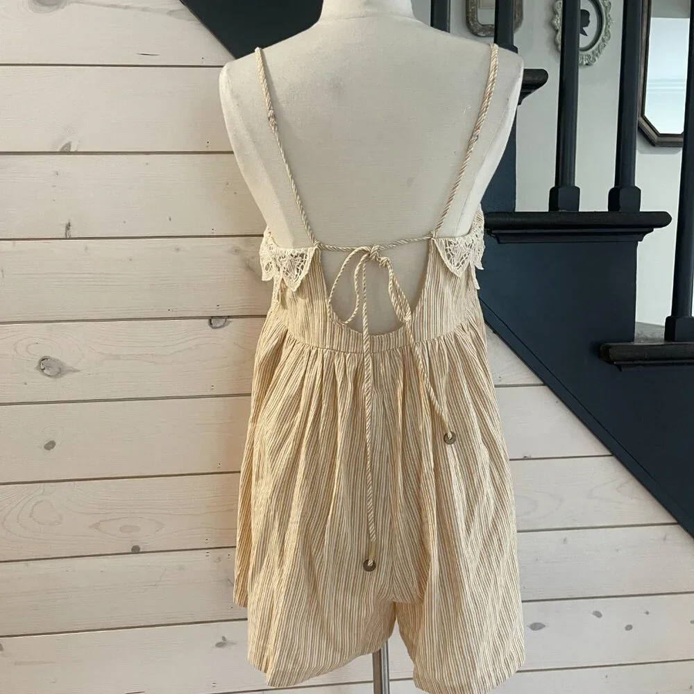 001 Free People Collina Romper NWOT Size Small